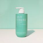 ANTI STRESS Body Cream 500ml – Vegan, Collagen-Boosting Ionone, Silky Low-Molecular Formula, Citrus Floral Scent with Lavender & Bergamot _ Made in KOREA